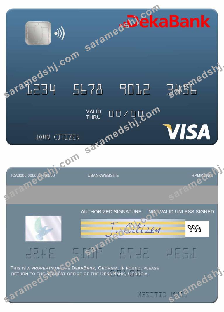 Germany Deka Bank visa debit card